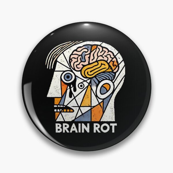 Item preview, Brain Rot – Word of the Year Humor Design designed and sold by OzzFrequency.