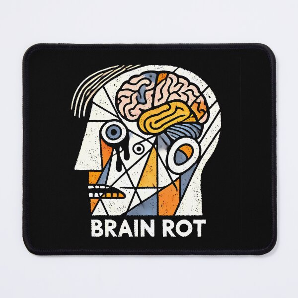 Item preview, Brain Rot – Word of the Year Humor Design designed and sold by OzzFrequency.