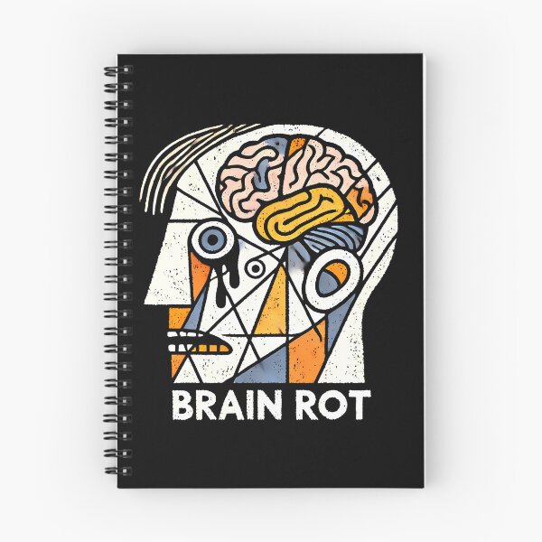 Item preview, Brain Rot – Word of the Year Humor Design designed and sold by OzzFrequency.