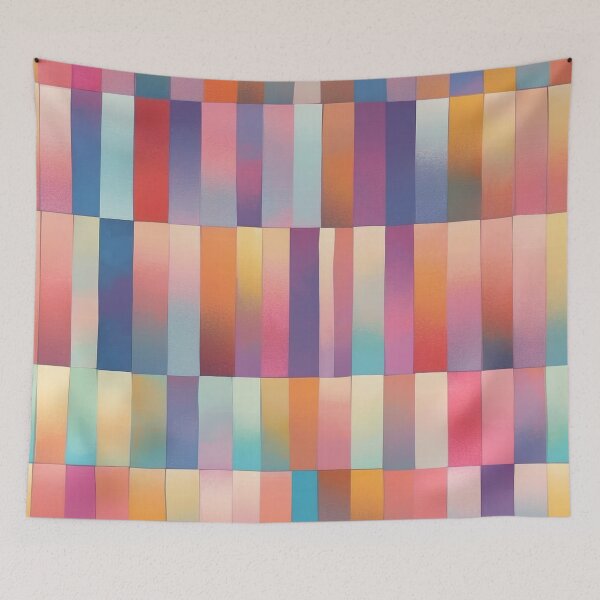 Item preview, Watercolor Pastel Rainbow Modern Art Design designed and sold by CriaCreative.