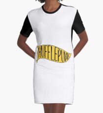 Hufflepunk Banner Graphic T-Shirt Dress