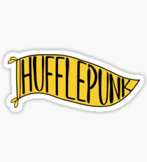 Pegatina Hufflepunk Banner