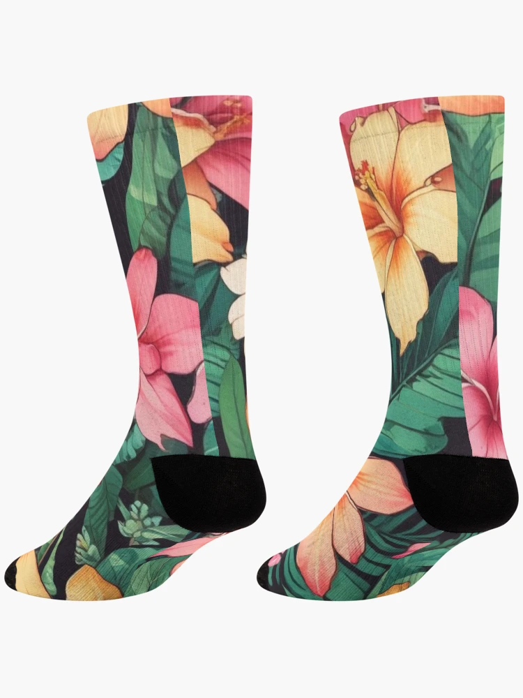 Thumbnail 4 of 5, Socks, Island Paradise designed and sold by S-R-TDesign.