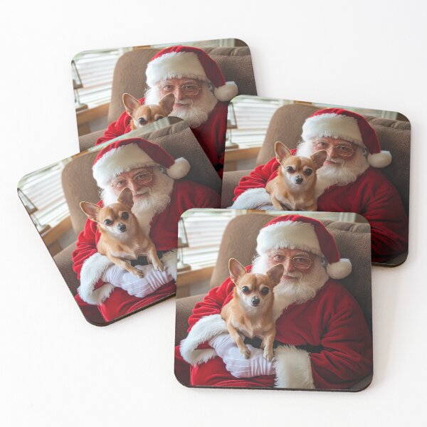Item preview, Santaclaus with a dog at his lap designed and sold by EgonZ9.