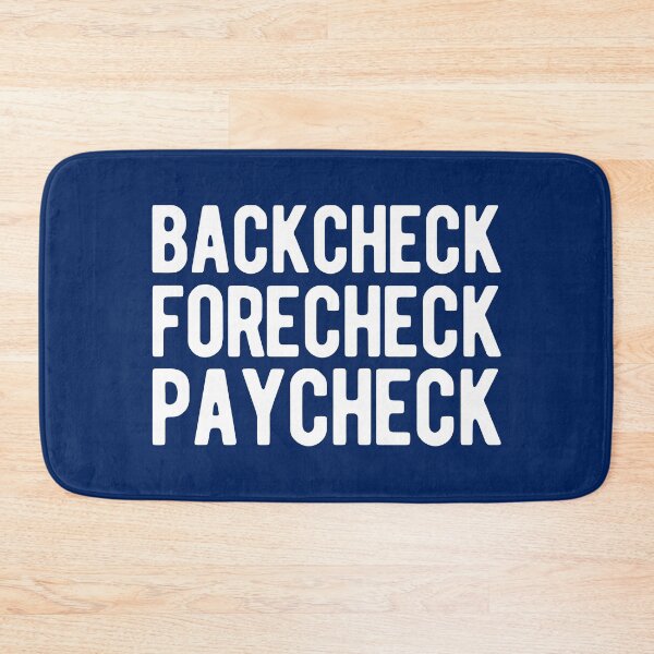 Item preview, BACKCHECK FORECHECK PAYCHECK designed and sold by Mclickster.