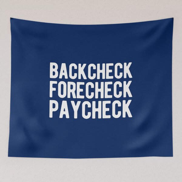 Item preview, BACKCHECK FORECHECK PAYCHECK designed and sold by Mclickster.