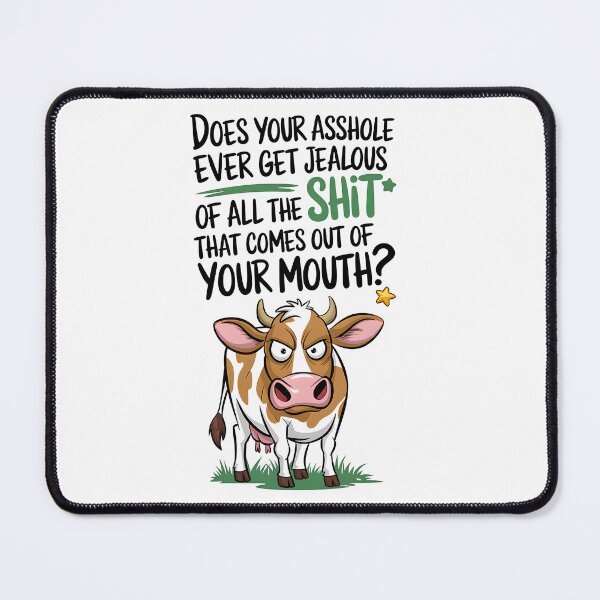 Item preview, Evil sarcastic saying of a cow designed and sold by StrictlyBilliM.