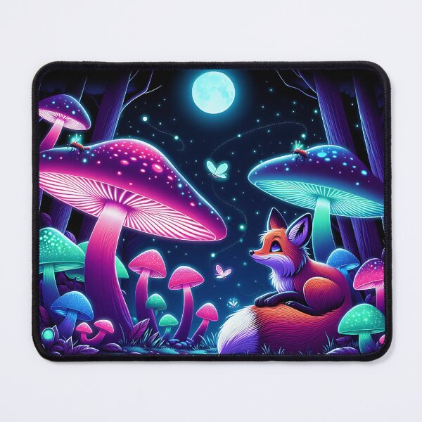 Item preview, Uv reactive Neon Fox Forest Adventure designed and sold by Taans-Creation.