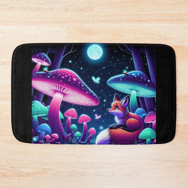 Item preview, Uv reactive Neon Fox Forest Adventure designed and sold by Taans-Creation.