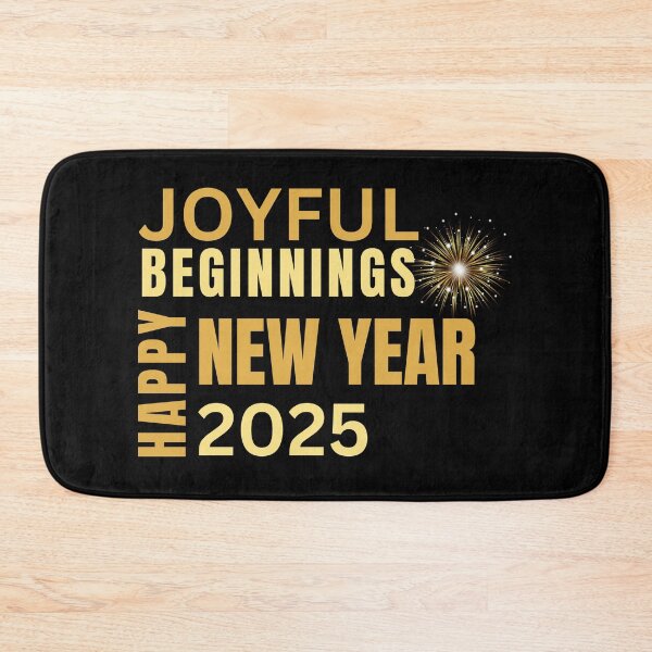 Item preview, Joyful Beginnings Happy New Year 2025  designed and sold by LavenderBliss.