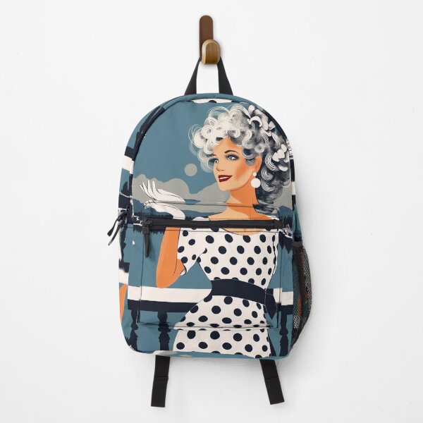 Item preview, Vintage Jet Set Lady. Retro vintage graphic poster style. designed and sold by Shoot-The-Moon.