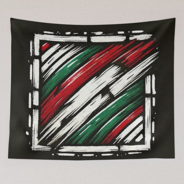 Item preview, Kenya Colours Abstract Art by shs_kenya designed and sold by Shs-Kenya.