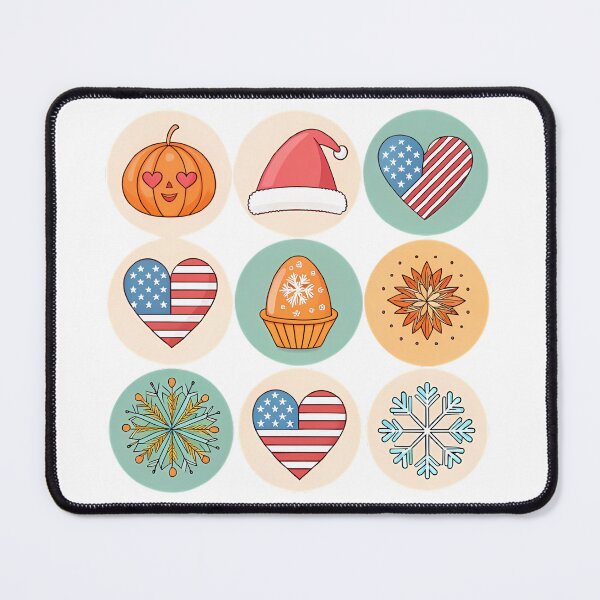 Item preview, Seasonal Holiday Sticker Set designed and sold by FluffyPeels.