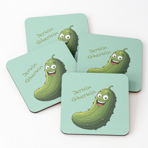 Item preview, Gherkin with a smiley face  designed and sold by GingaDesigns.