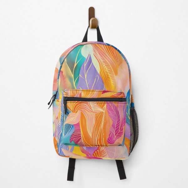 Item preview, Tropical feathers in rainbow colors designed and sold by MindKunst.