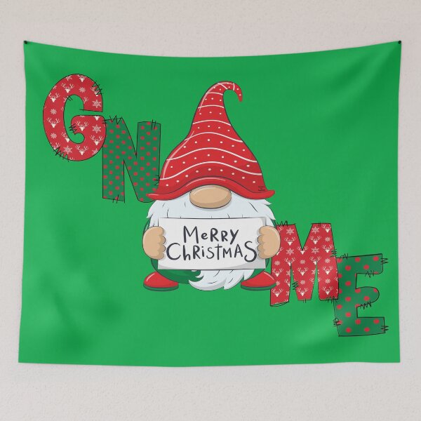 Item preview, Christmas Gnome Design – Merry Christmas Art | Festive Holiday Cheer | Cute Gnome Illustration for Decor & Gifts designed and sold by Gnome to Express.