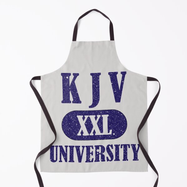 Item preview, KJV University XXL, King James Bible Translation, Bible Study, Blue Paint Splatter Design for Men and Women designed and sold by Angela Dow.