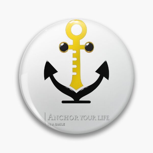 Item preview, Anchor your life in a smile - Personal development -Positive and Inspiring Design designed and sold by Bobraiis.