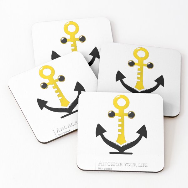 Item preview, Anchor your life in a smile - Personal development -Positive and Inspiring Design designed and sold by Bobraiis.