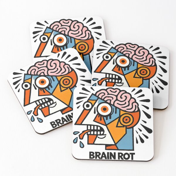 Item preview, Brain Rot – Word of the Year Humor Design designed and sold by OzzFrequency.