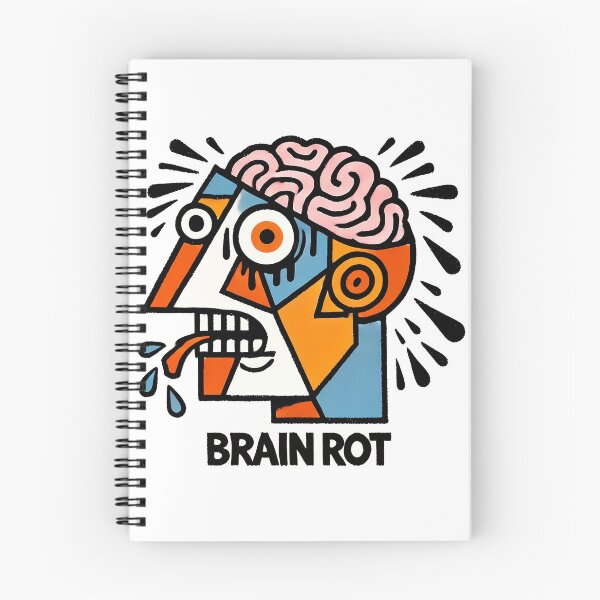 Item preview, Brain Rot – Word of the Year Humor Design designed and sold by OzzFrequency.