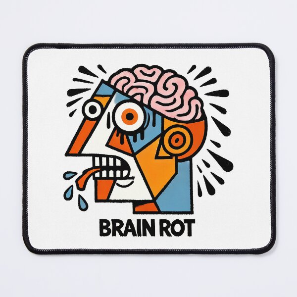 Item preview, Brain Rot – Word of the Year Humor Design designed and sold by OzzFrequency.