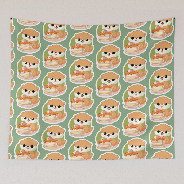 Item preview, Caramel Cake Otter designed and sold by GlowInSnow.