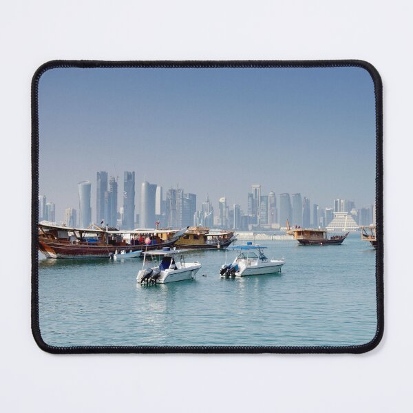Item preview, Colourful Dhow Harbour designed and sold by Kasia Design.