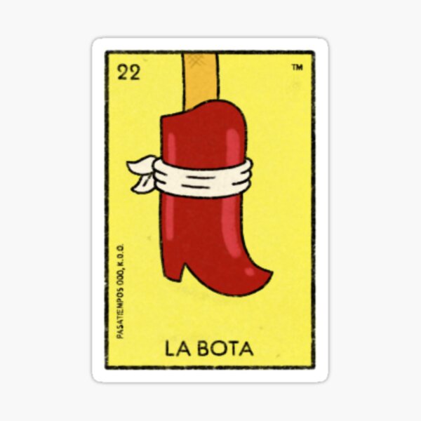 Item preview, Adventure Time Loteria - La Bota/Super Babe Style Boot designed and sold by Stineosaur.