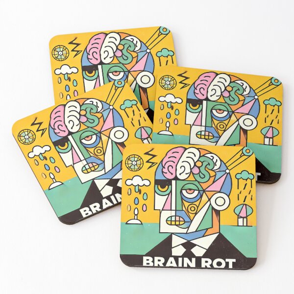 Item preview, Brain Rot – Word of the Year Humor Design designed and sold by OzzFrequency.