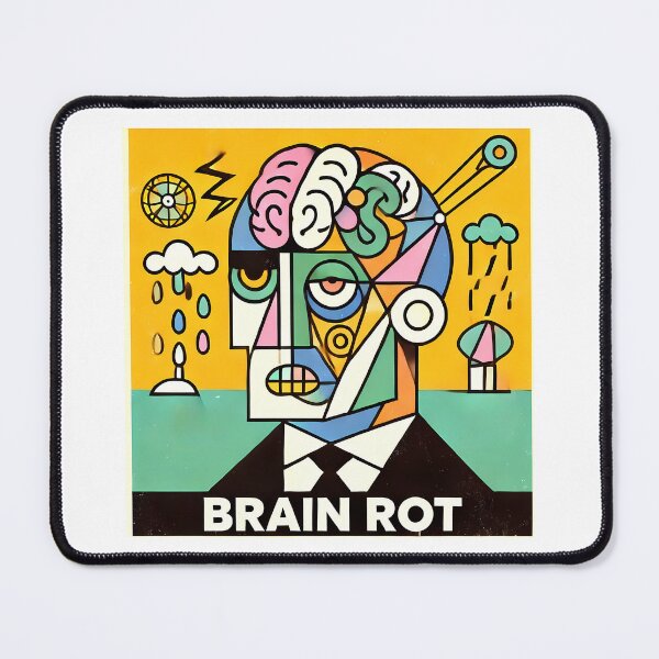 Item preview, Brain Rot – Word of the Year Humor Design designed and sold by OzzFrequency.
