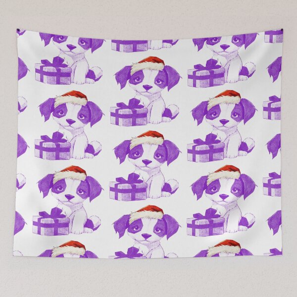 Item preview, Christmas puppy present designed and sold by kinpirks.