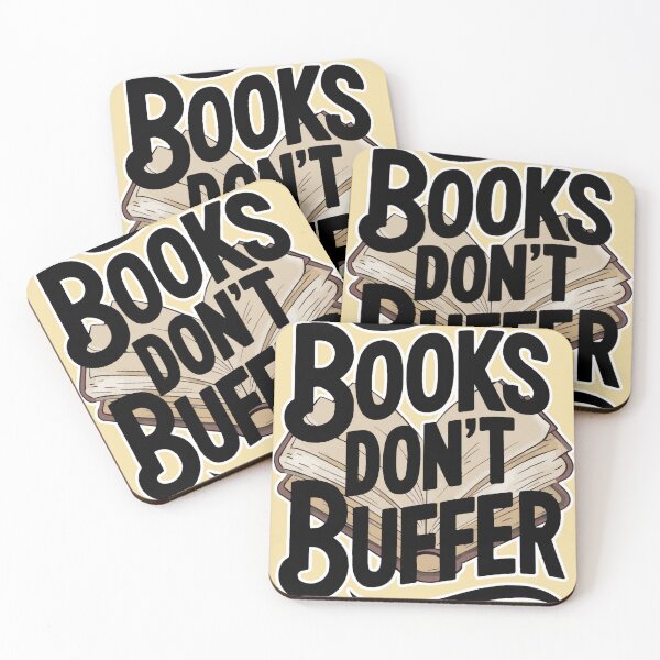 Item preview, Books don't buffer designed and sold by Regacu.