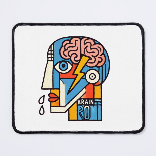 Item preview, Brain Rot – Word of the Year Humor Design designed and sold by OzzFrequency.