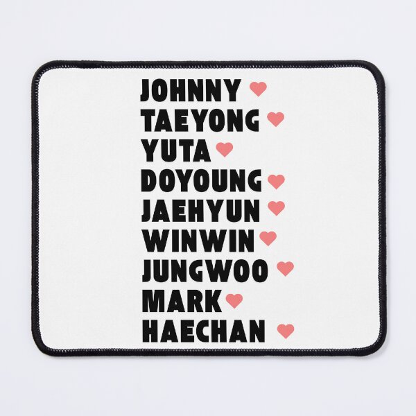 Item preview, NCT 127 with Member Names Kpop Group Design designed and sold by AJUNICE STUDIO.