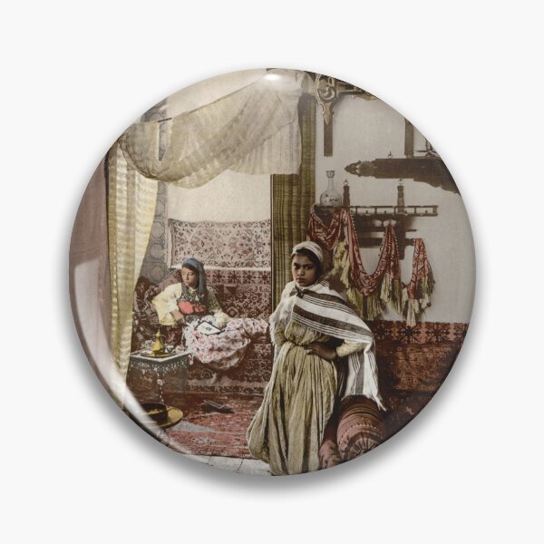 Item preview, Algerian Women at home designed and sold by 19th Century in Color.
