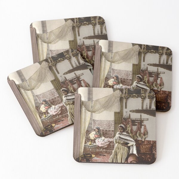 Item preview, Algerian Women at home designed and sold by 19th Century in Color.