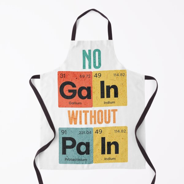 Item preview, No Gain Without Pain Periodic Table designed and sold by Pogglecards.