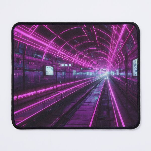 Item preview, Cyberpunk subway station designed and sold by FuturiTravel.