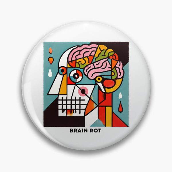 Item preview, Brain Rot – Word of the Year Humor Design designed and sold by OzzFrequency.