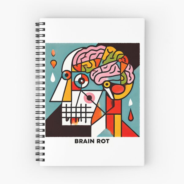 Item preview, Brain Rot – Word of the Year Humor Design designed and sold by OzzFrequency.