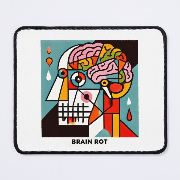 Item preview, Brain Rot – Word of the Year Humor Design designed and sold by OzzFrequency.