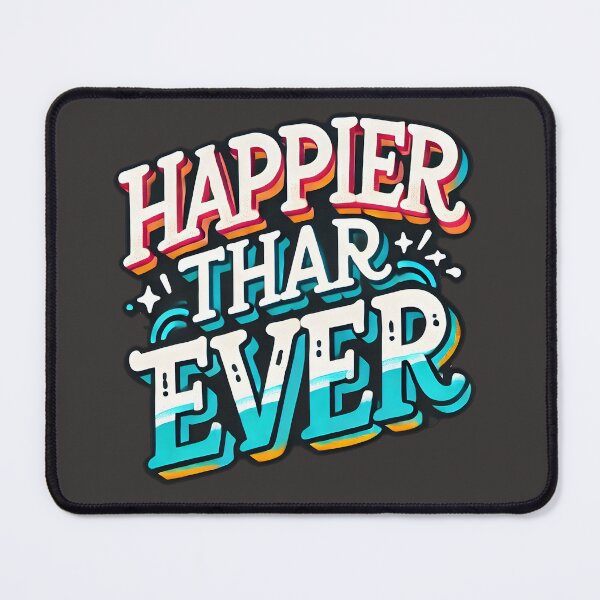 Item preview, happier than ever design sticker  designed and sold by NCNGDESIGN.
