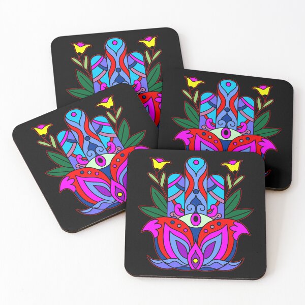 Item preview, Hamsa - Hand of Fatima - Mandala designed and sold by FotoLibreStudio.