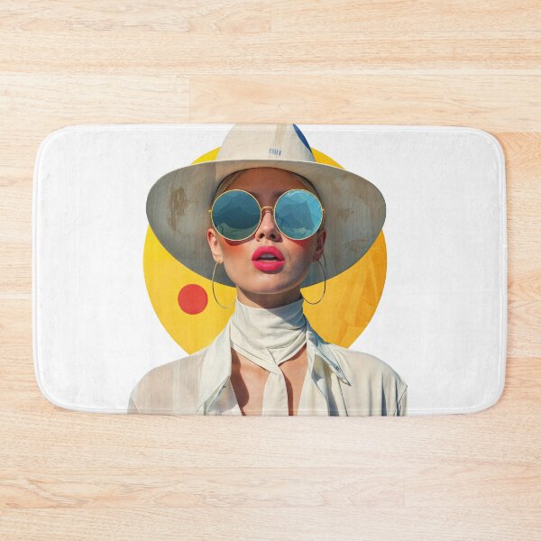Item preview, Collage Wall Art / T-shirt Design: GIRL WITH SUNGLASSES designed and sold by ForeverPrintsOK.