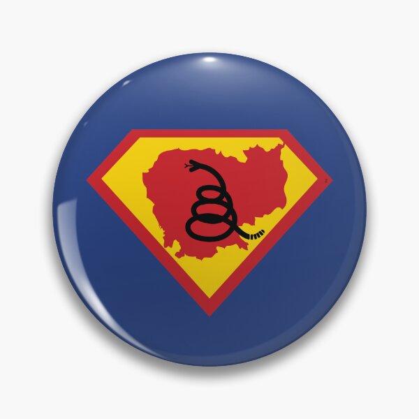 Item preview, CAMBODIA SHIELD - Freedom Is The Superpower - Modern Gadsden Snake Flag - Dont Tread On Me SUPERHERO design designed and sold by pelagio.
