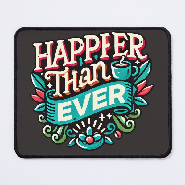 Item preview, happier than ever design t-shirt designed and sold by NCNGDESIGN.