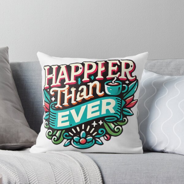 Item preview, happier than ever design t-shirt designed and sold by NCNGDESIGN.