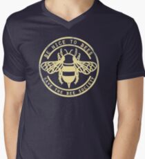 Save The Bee Society Men's V-Neck T-Shirt