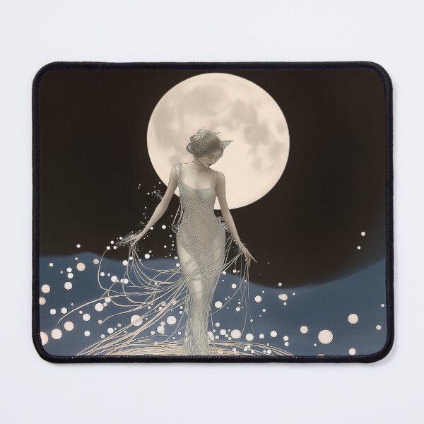 Item preview, Midnight Muse. Moonlit vintage lady. designed and sold by Shoot-The-Moon.